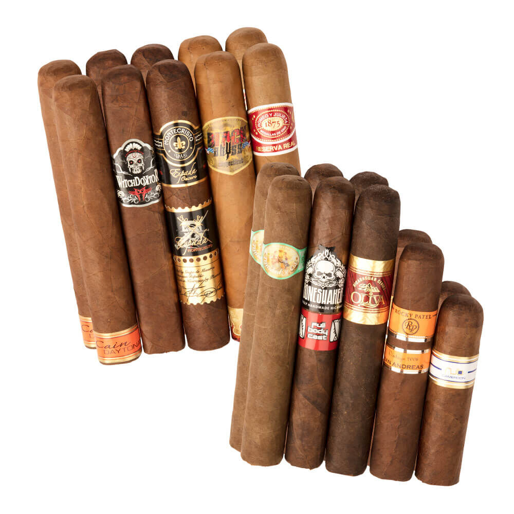 Cigar Samplers 20Count Large Ring Collection JRCigars